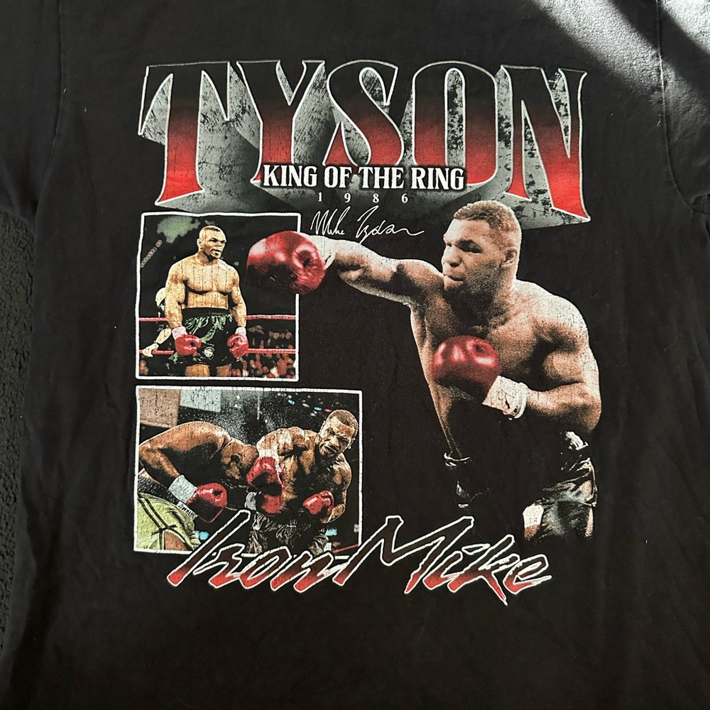 Black Tyson Graphic T-Shirt